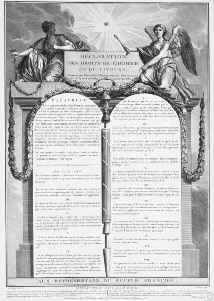 Déclaration des Droits de l''Homme et du Citoyen, décrétés par l''Assemblée  Nationale dans les séances du 20, 21, 23 , 24 et 26 août 1789. | Paris  Musées