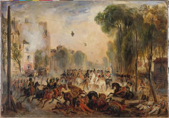 L'attentat de Fieschi, boulevard du Temple, 28 juillet 1835 | Paris Musées