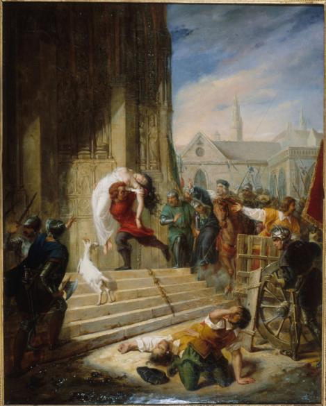 Quasimodo sauvant la Esmeralda des mains de ses bourreaux | Paris Musées