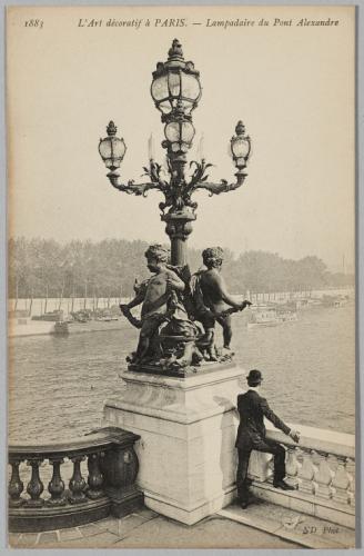 1883 L'Art décoratif à Paris. - Lampadaire du Pont Alexandre | Paris Musées