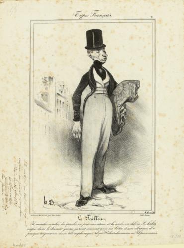 Types français n°2 : Le Tailleur. Il marche cambré, les épaules en  porte-manteau... | Paris Musées