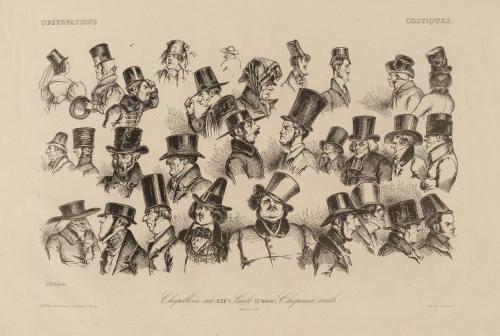 Chapellerie au XIXe siècle (1re série) chapeaux civils. | Paris Musées