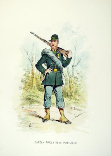 Homme en uniforme de Garde-forestier mobilisé | Paris Musées
